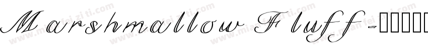 Marshmallow Fluff字体转换
